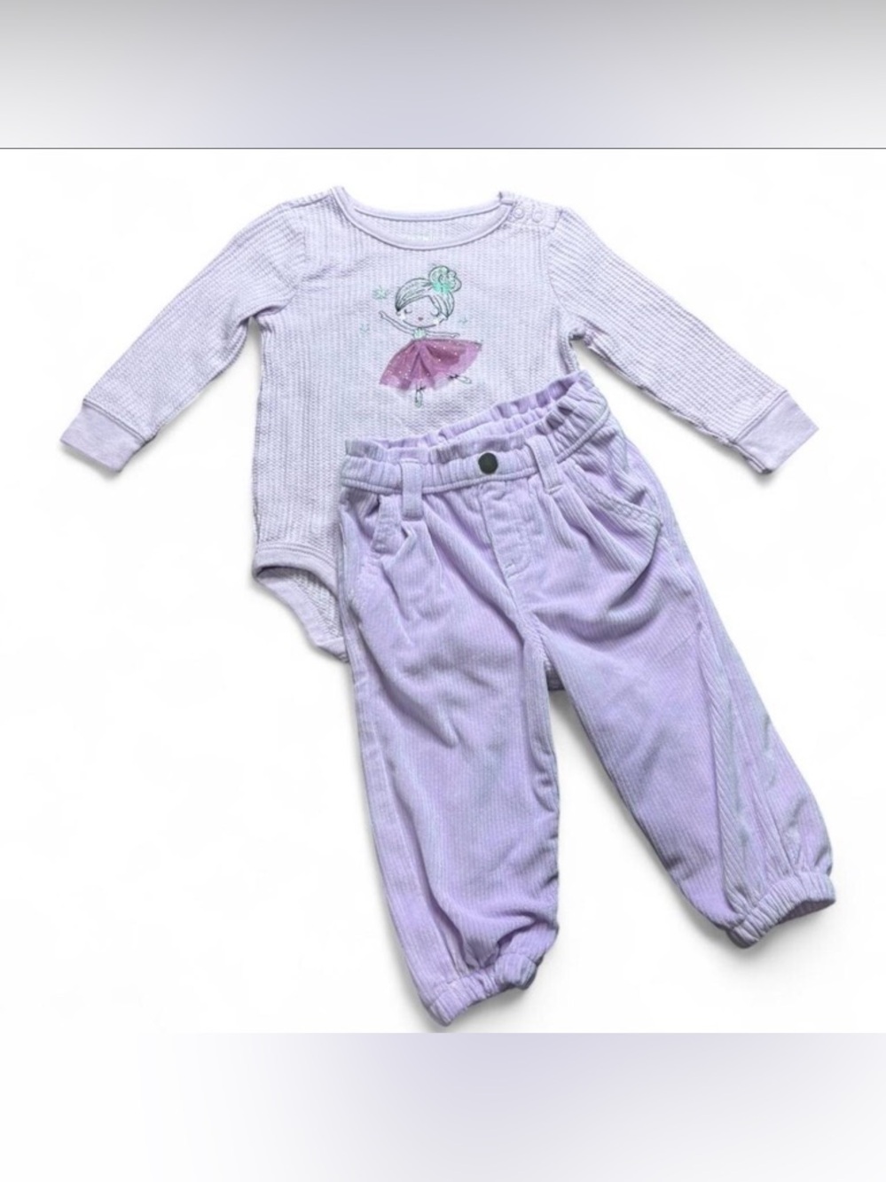 Garanimals Orchid Bloom Baby Two-Piece Set